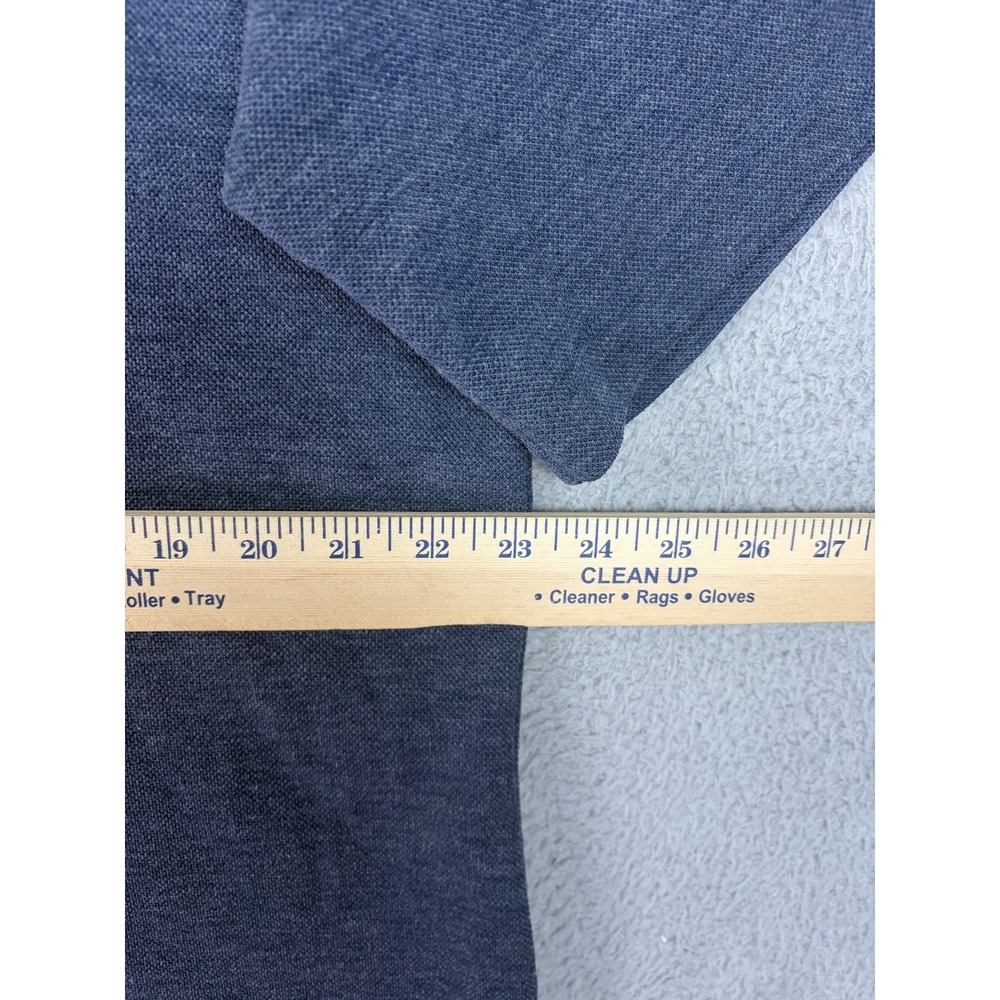 Jordan Polo Shirt Mens Large Blue Solid Jumpman Logo Jersey Knit Casual Mens - Picture 3 of 7
